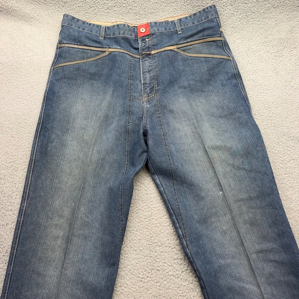 Marithe Francois Girbaud 6445 Mens 40 Vintage Y2K Straight Leg Denim Blue Jeans